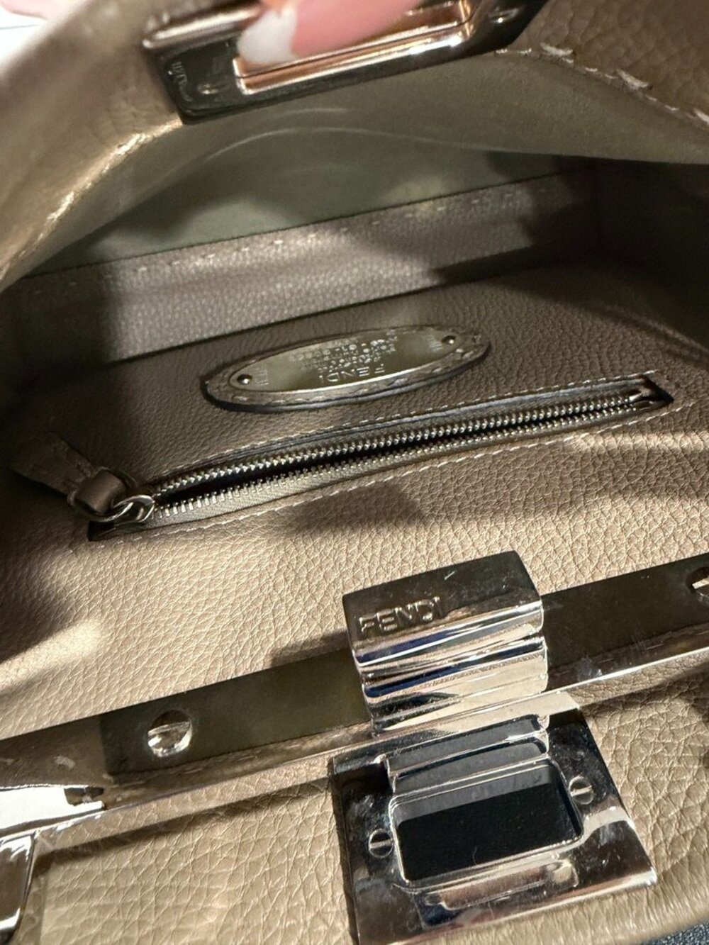 Fendi Peekaboo Mini Hand/Shoulder Bag (JB1427) - Picture 12 of 15